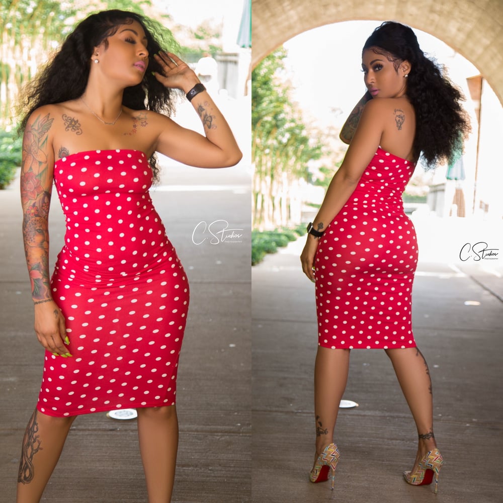 Halter polka dot