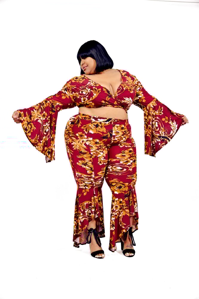 Floral ME CROP TOP