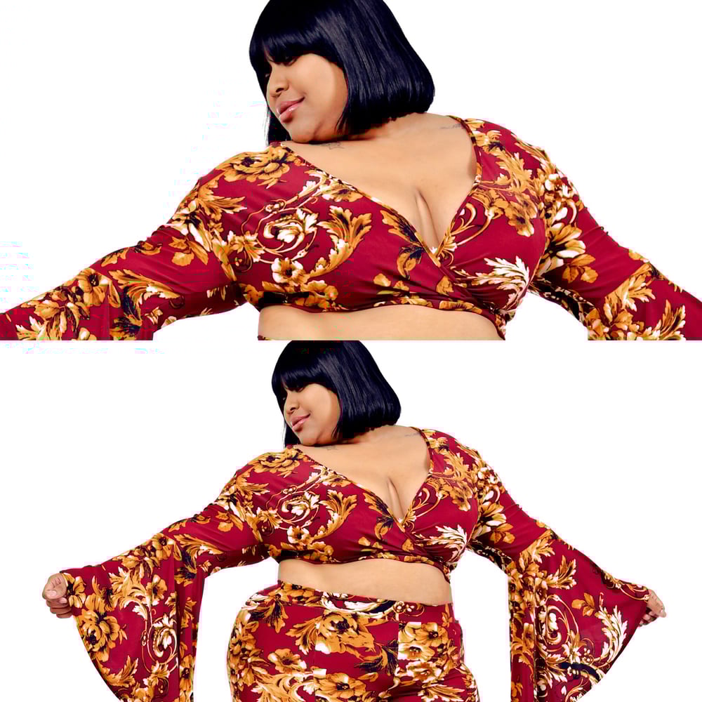 Floral ME CROP TOP