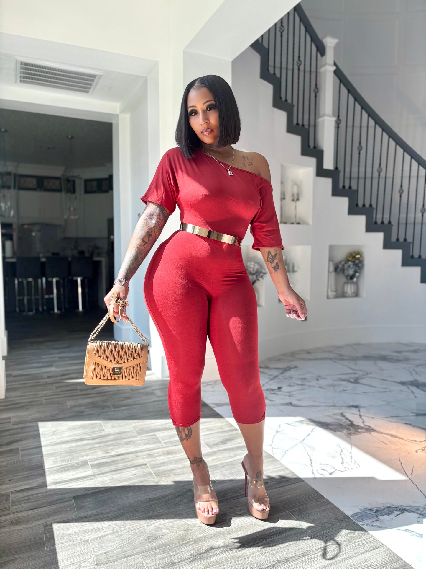 Falling For You Jumpsuit