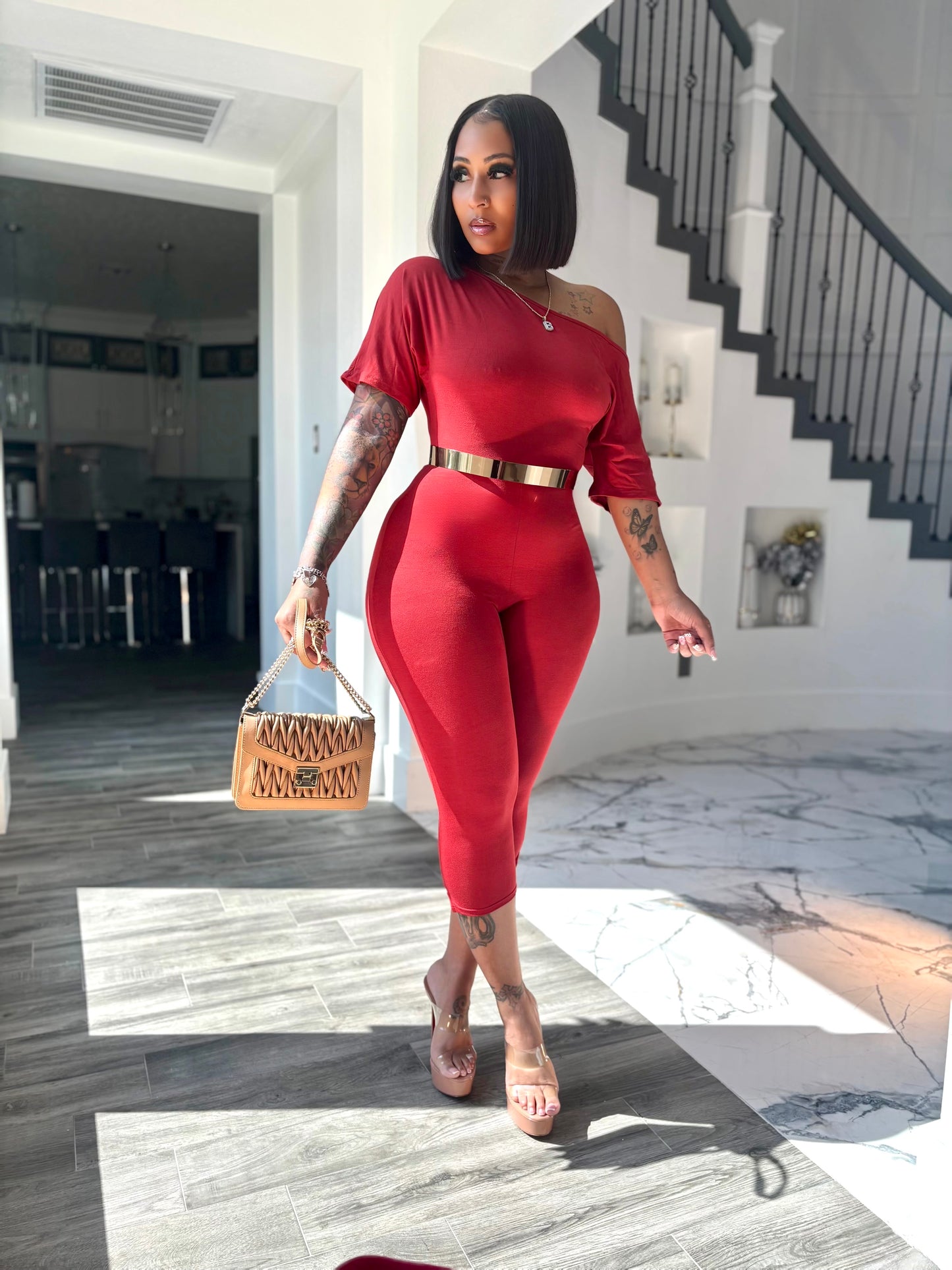 Falling For You Jumpsuit